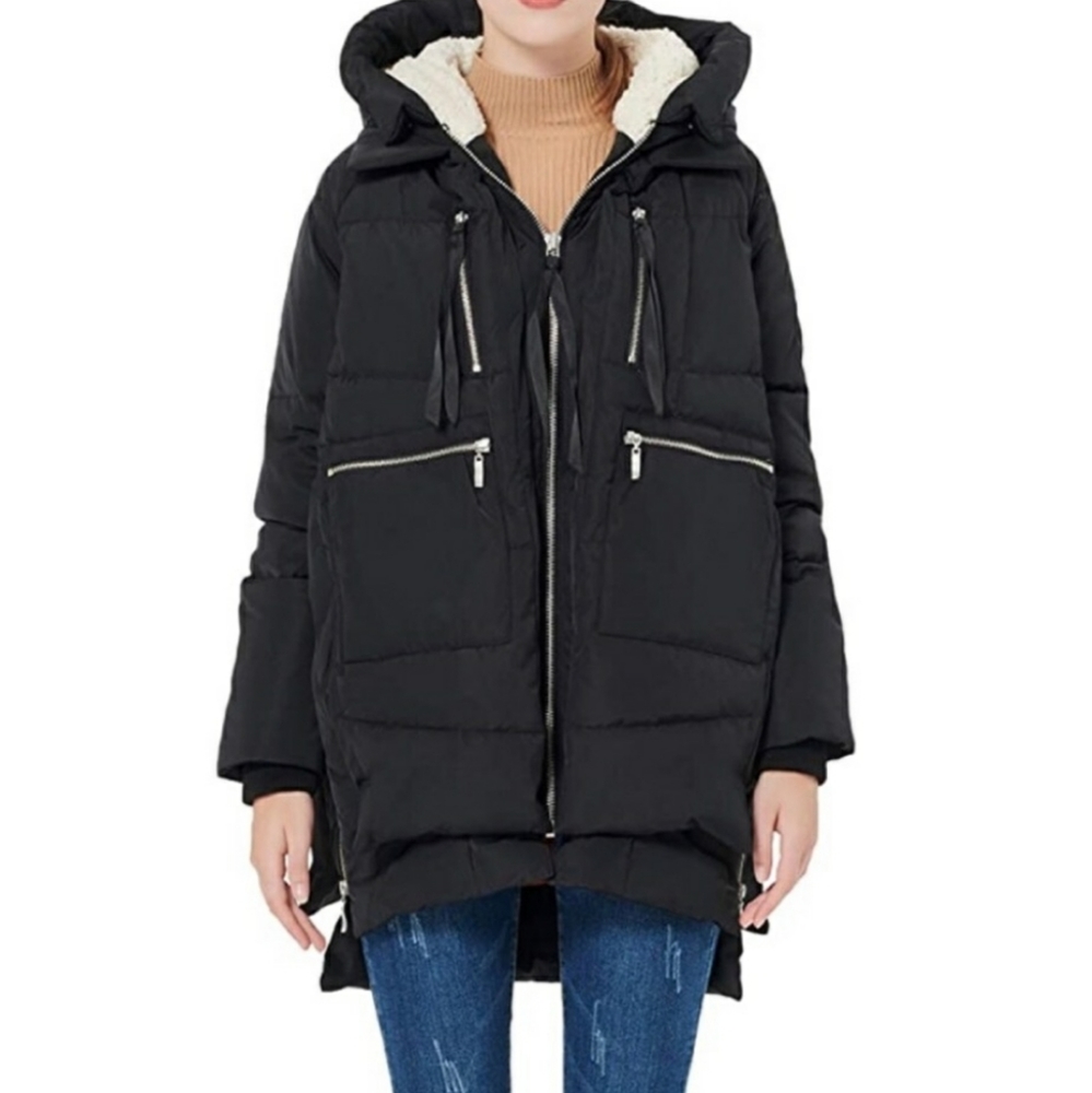Women's Black Puffer Jacket